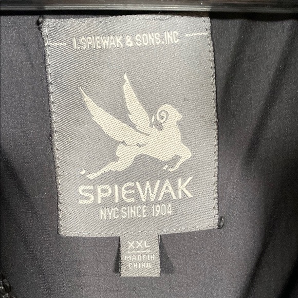 Men's Black Quilted Jacket Coat Full Zip Size XXL - Picture 5 of 10